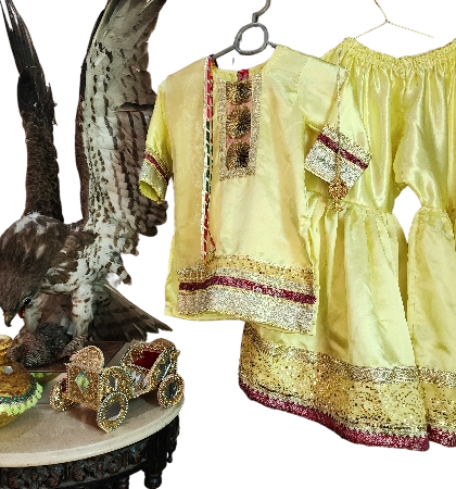 Garara Kurti Yellow