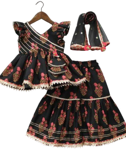 Lehenga Choli Black