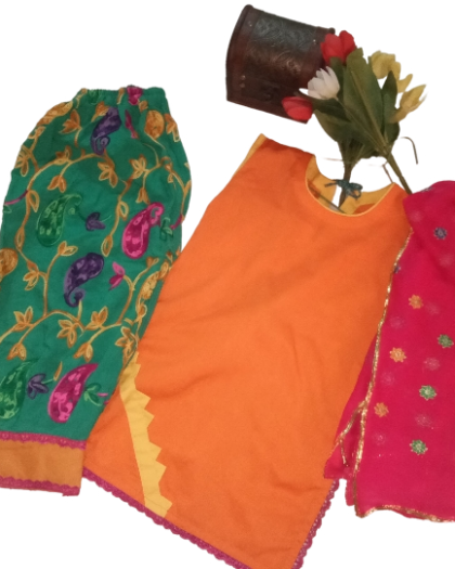 Shalwar Kameez Orange